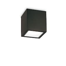 Techo Outdoor Large Surface Mounted Downlight Black IP54, GU10