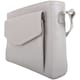 image 3 of Cross Body Shoulder Genuine Soft Leather Pocket Detail Handbag Grey | Autumn Ink Light Grey