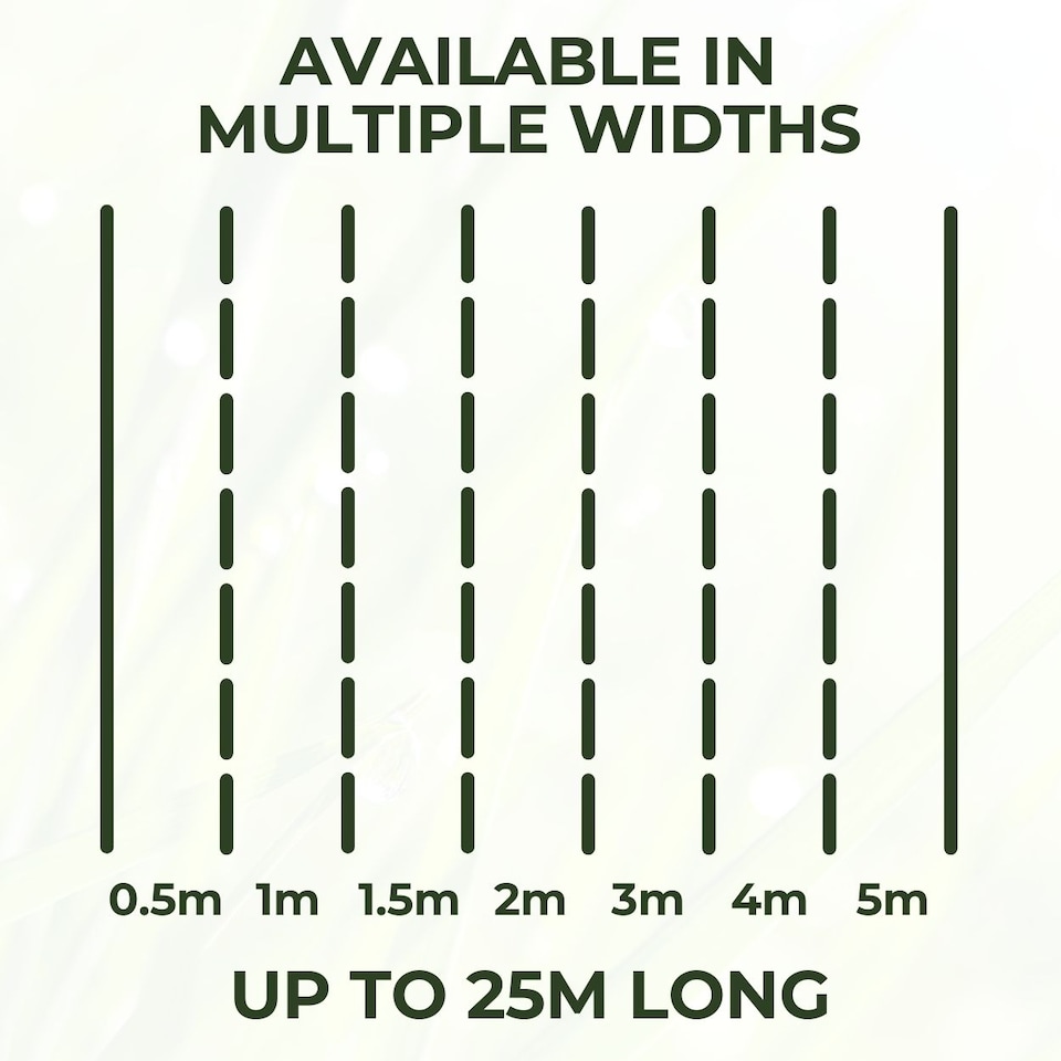 image 1 of 30mm Artificial Grass - Natural and Realistic Fake Lawn Astro Turf | Green | 3M x 16M | 1