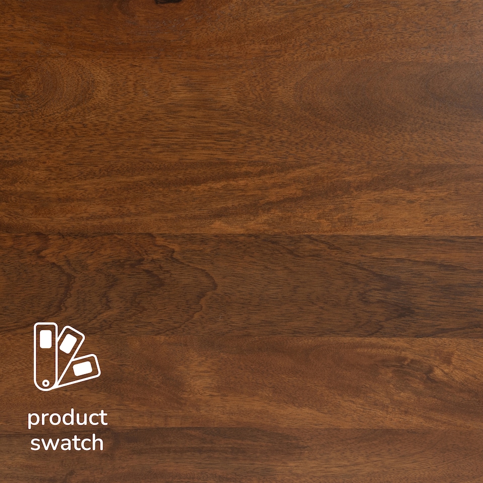 image 1 of Nora C-Shaped Solid Mango Wood Sofa Side Table for Living Room