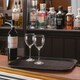 image 5 of Argon Tableware Rectangle Non-Slip Serving Tray - 41cm x 30.5cm - Black Black
