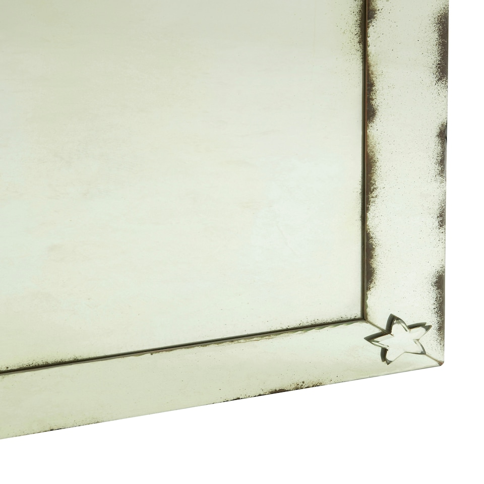 image 1 of Interiors by Premier Arched And Star Detail Wall Mirror Green