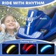 image 8 of AIYAPLAY Kids Bumper Car, 360° Rotation Spin Electric Waltzer Car with Steering Wheel Control, Ride on Vehicle Toy with Colourful LED Lights, Music for Ages 3-8 Years Old | Blue