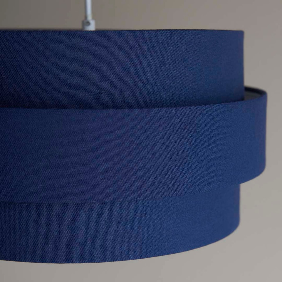 image 1 of Ziggy Navy Easy-Fit Pendant Shade