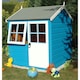 image 1 of 4 x 4 (1.19m x 1.19m) - Wooden Playhouse - 1 Opening Window - Single Door