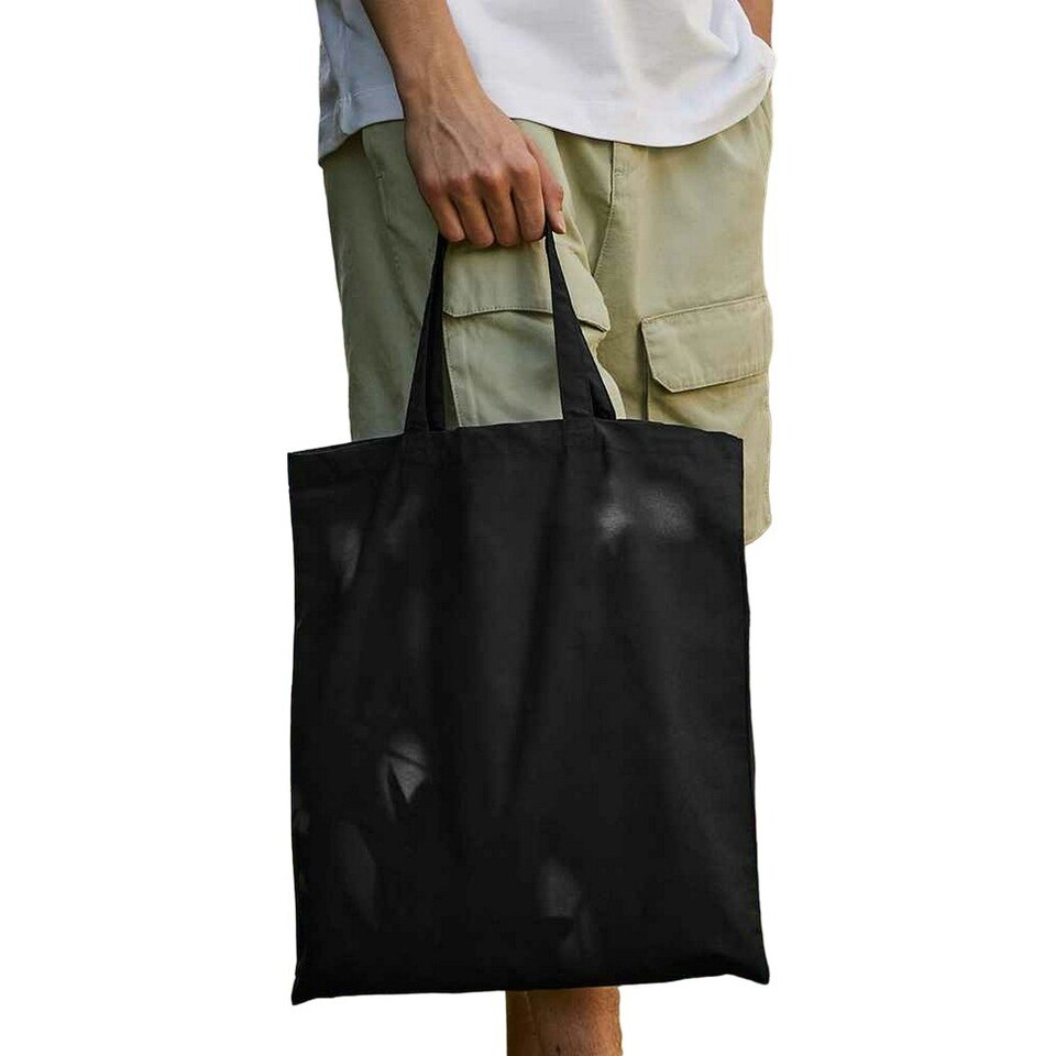 image 1 of Westford Mill Short Handle Tote Bag - Black - One Size Black