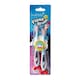 image 2 of Brush Baby Rocket FlossBrush™ Bristles Toothbrushes Double Pack (3-6 Years)