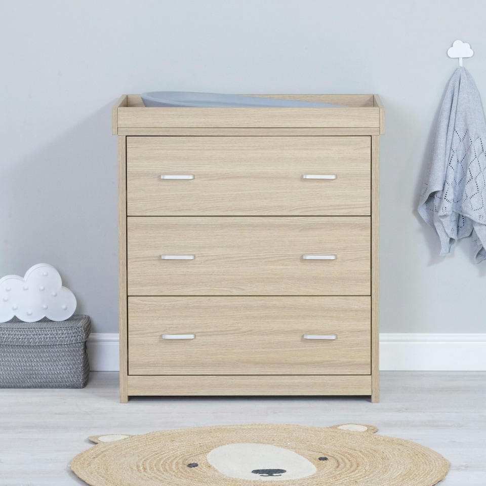 image 1 of Babymore Veni 2 Piece Room Set - Oak