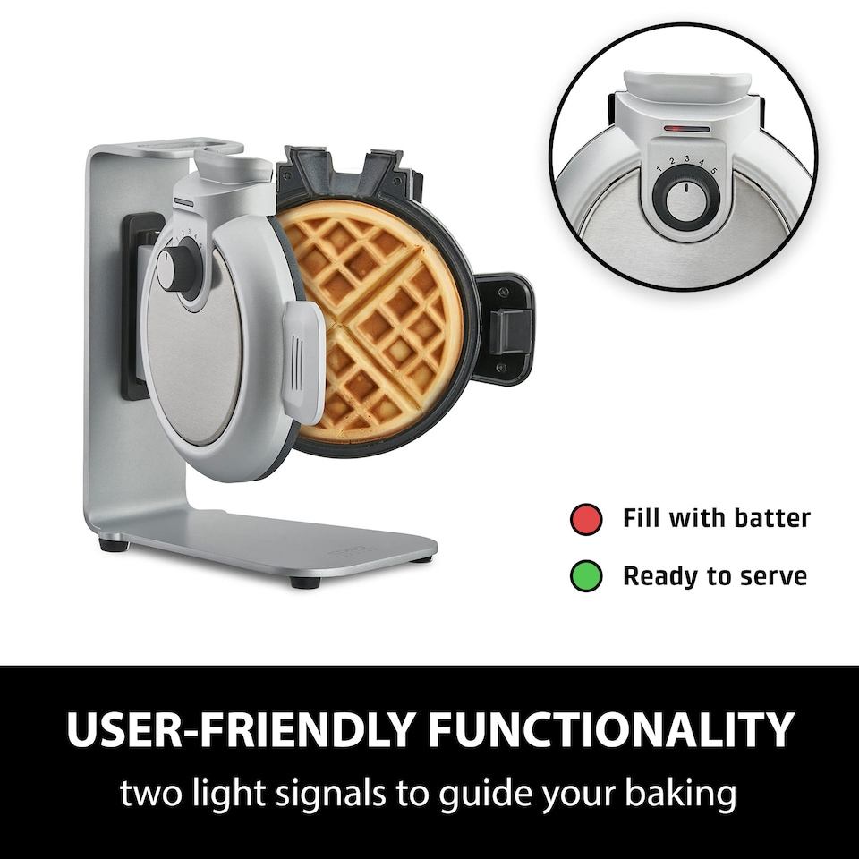 image 1 of Caso Design WaffleUp Belgian Waffle Maker