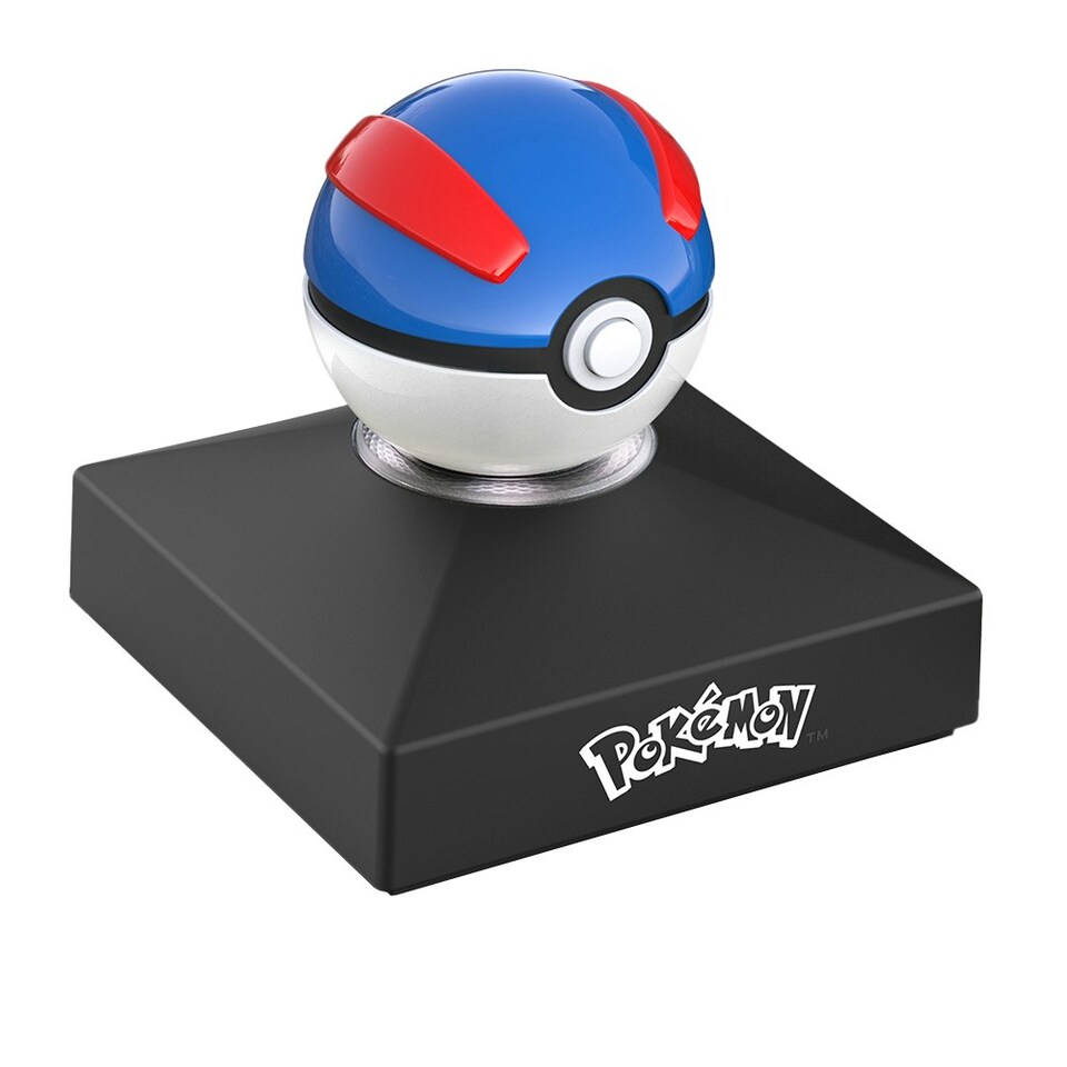 image 1 of Pokémon Die-Cast Mini Great Ball Replica Blue