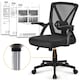 image 6 of Yaheetech  Mesh Office Chair with 90° Flip-up Armrests | Black