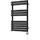 image 1 of Omeara - Black Electric Towel Rail H825mm x W500mm 300w Thermostatic