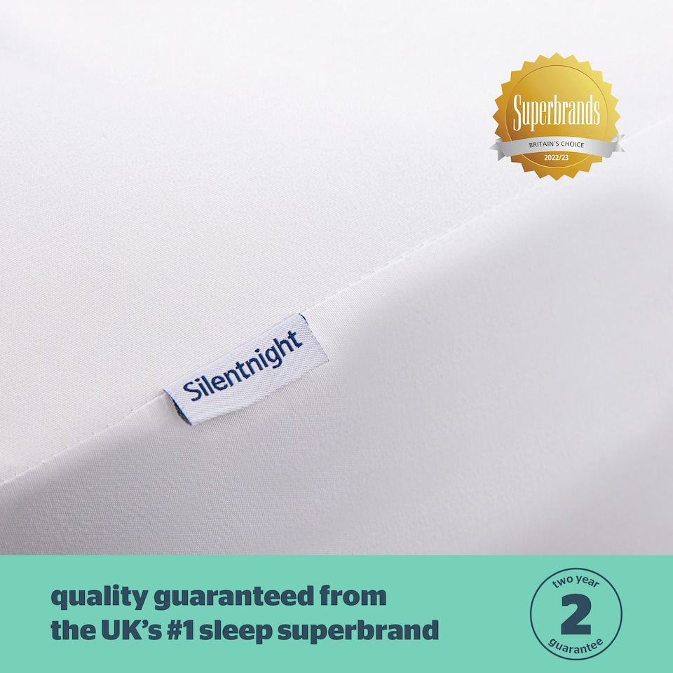 image 1 of Silentnight Waterproof Mattress Protectors, Pack of 2 | White | 2