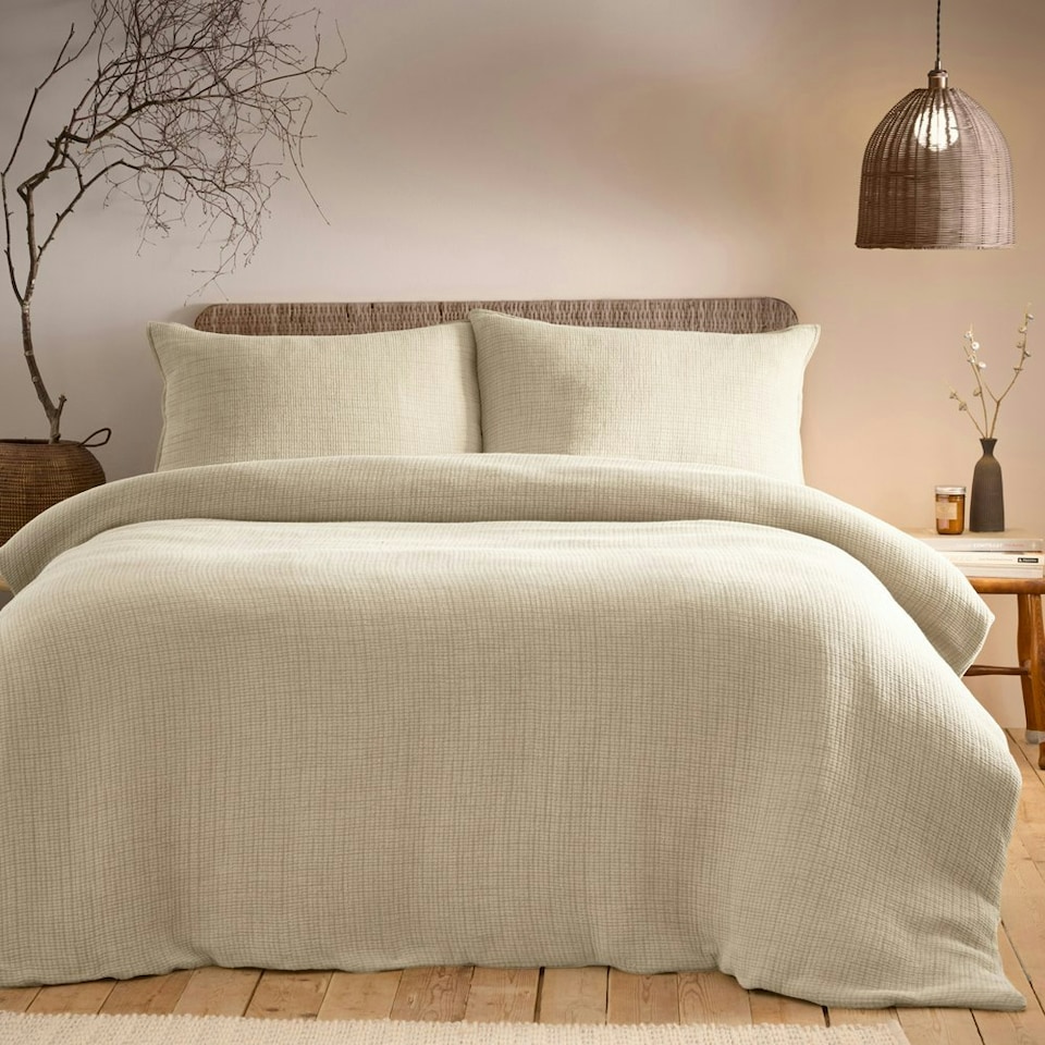 image 1 of Yard Ribble Acid Washed Double Duvet Cover Set