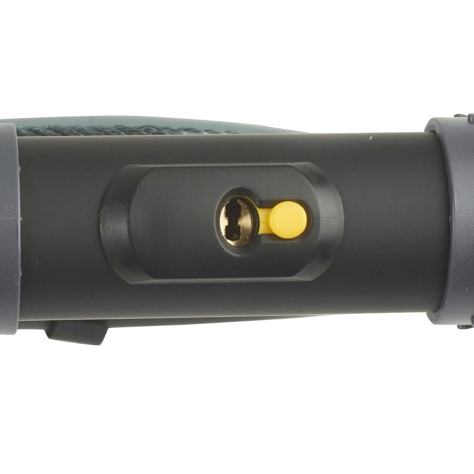 image 1 of YALE HIGH SECURITY U LOCK WITH CABLE SS SILVER
