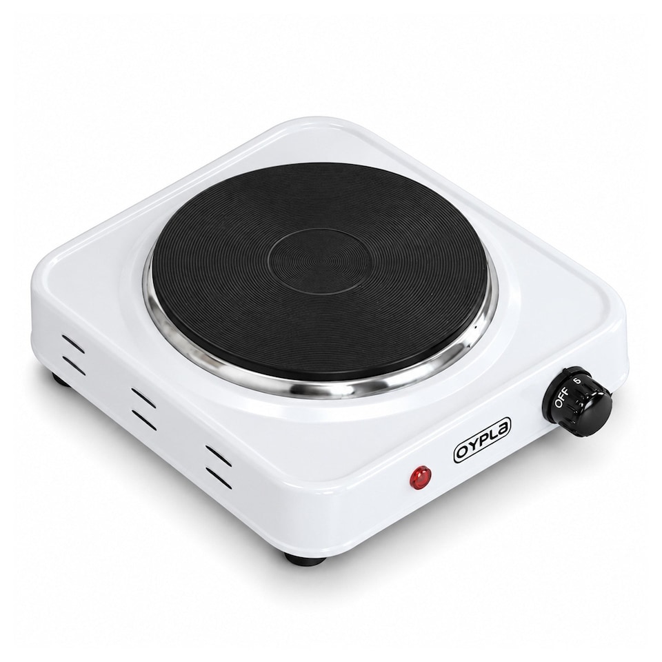 image 1 of 1500W 1.5kW Electric Portable Single Hot Plate Tabletop Kitchen Camping Hob