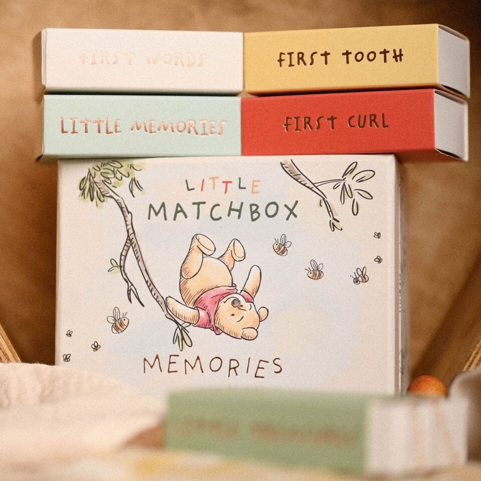 image 1 of Disney Winnie the Pooh Matchbox Keepsake Box