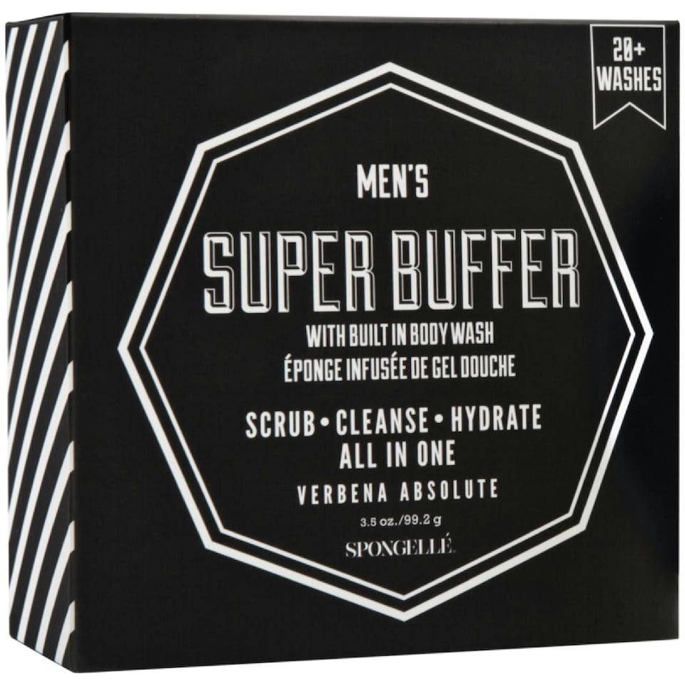 Spongelle Men's Super Buffer Verbena Absolute 99.2g