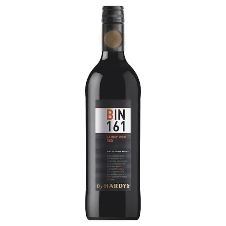 Hardys Bin 161 Jammy Rich Red Wine 6 x 75cl