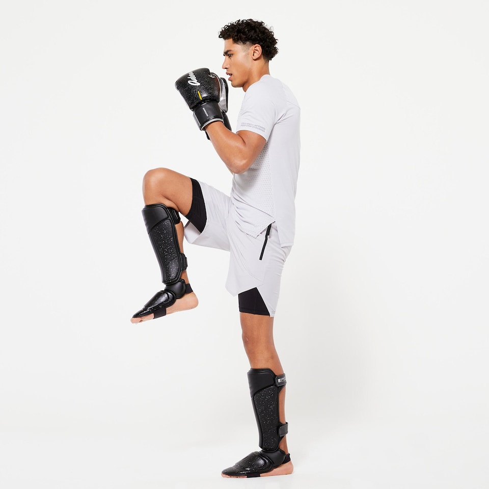 image 1 of Decathlon Adult Muay-Thai/Kickboxing/MMA Shin-Foot Guard