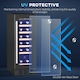 image 4 of HOMCOM Wine Fridge, 19 Bottle, 56L, Built-in and Freestanding, 29.5cm Slimline, Under Counter Compressor Wine Cooler Fridge with Glass Door, LED Light, Touch Screen, Temperature Control