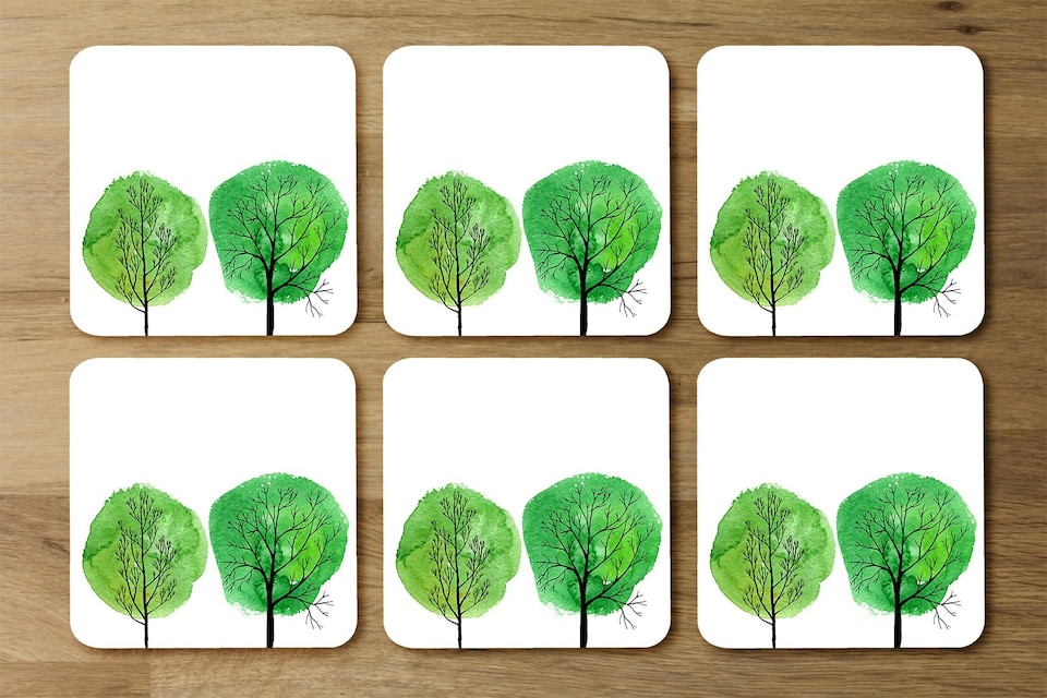 image 1 of Trees (Placemat & Coaster Set)