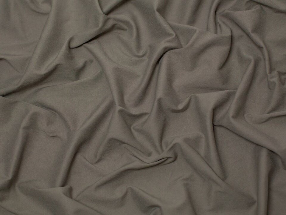 Minerva Core Range Brown Heavy Stretch Woven Bengaline Suiting Fabric for Dressmaking, 147cm / 57" Wide - per metre