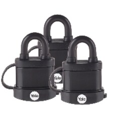 High Security Weatherproof Padlock 51mm (Pack of 3)