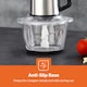 image 7 of GEEPAS 400W Mini Food Processor Black