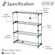 image 8 of Double Pack Flower Staging Display Greenhouse Racking Shelving