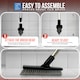 image 6 of Colour-Coded Angled Grout Brush with Handle 180° Swivel Tile & Corner Scrubber