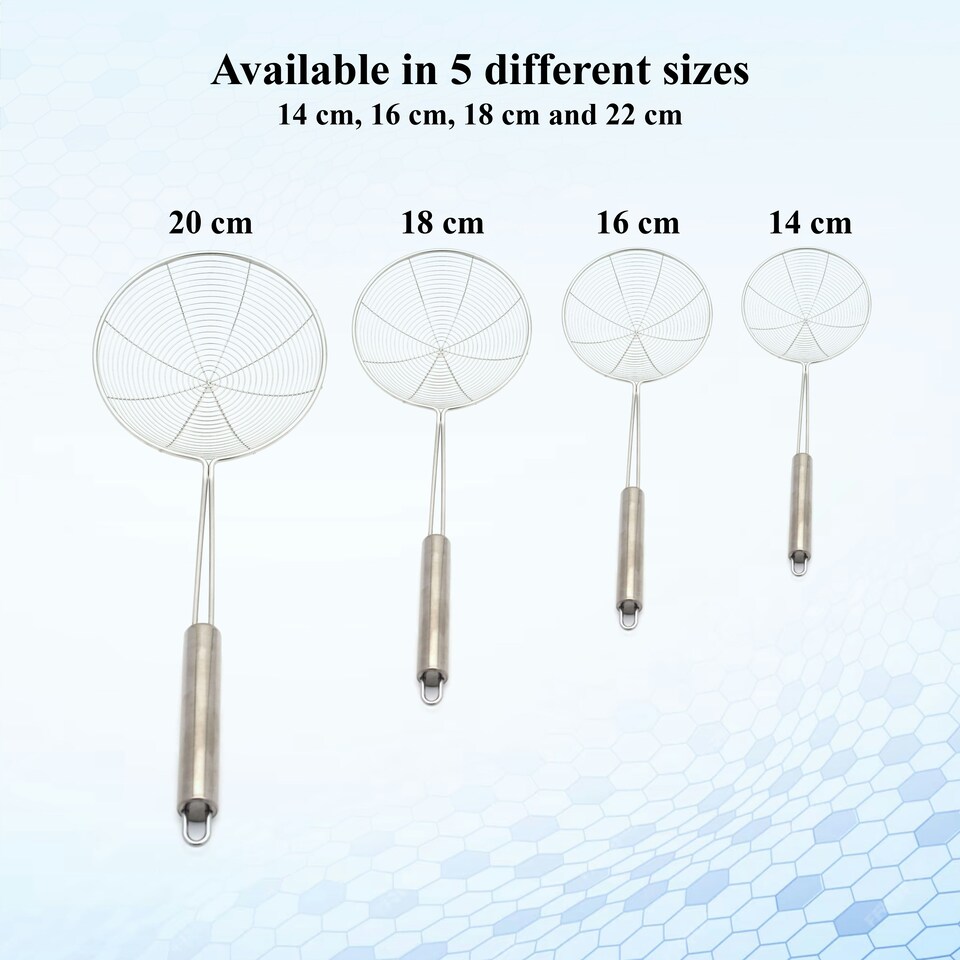 image 1 of Buckingham Spider Strainer Stainless Steel with Cook's Handle