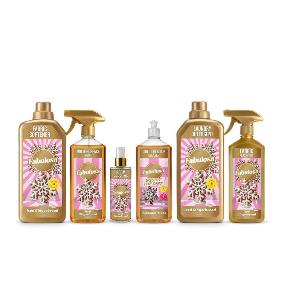 image 1 of Fabulosa Gingerbread 6 Piece Cleaning Bundle