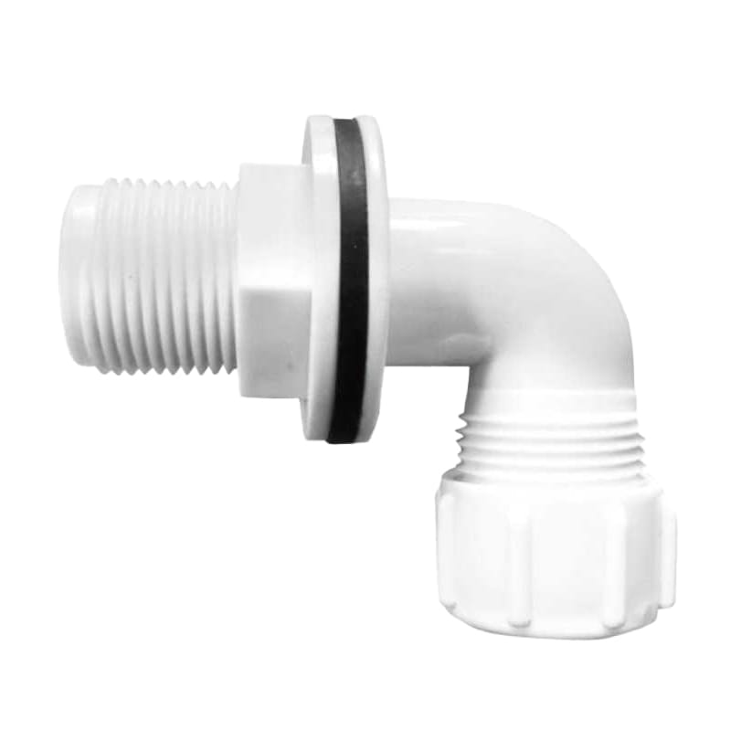 Securplumb Angled Tank Connector White White 1