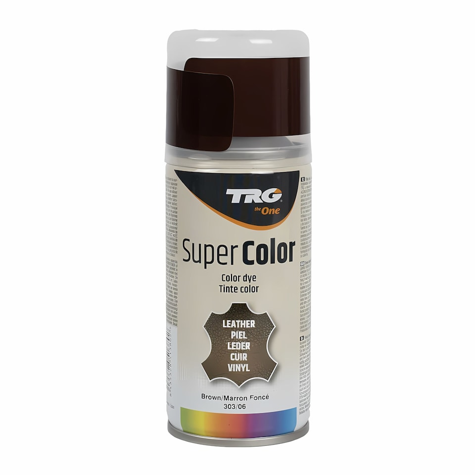 image 1 of TRG Super Colour Aerosol Paint - Leather and Vinyl Recolouring 150ml | Brown | Brown