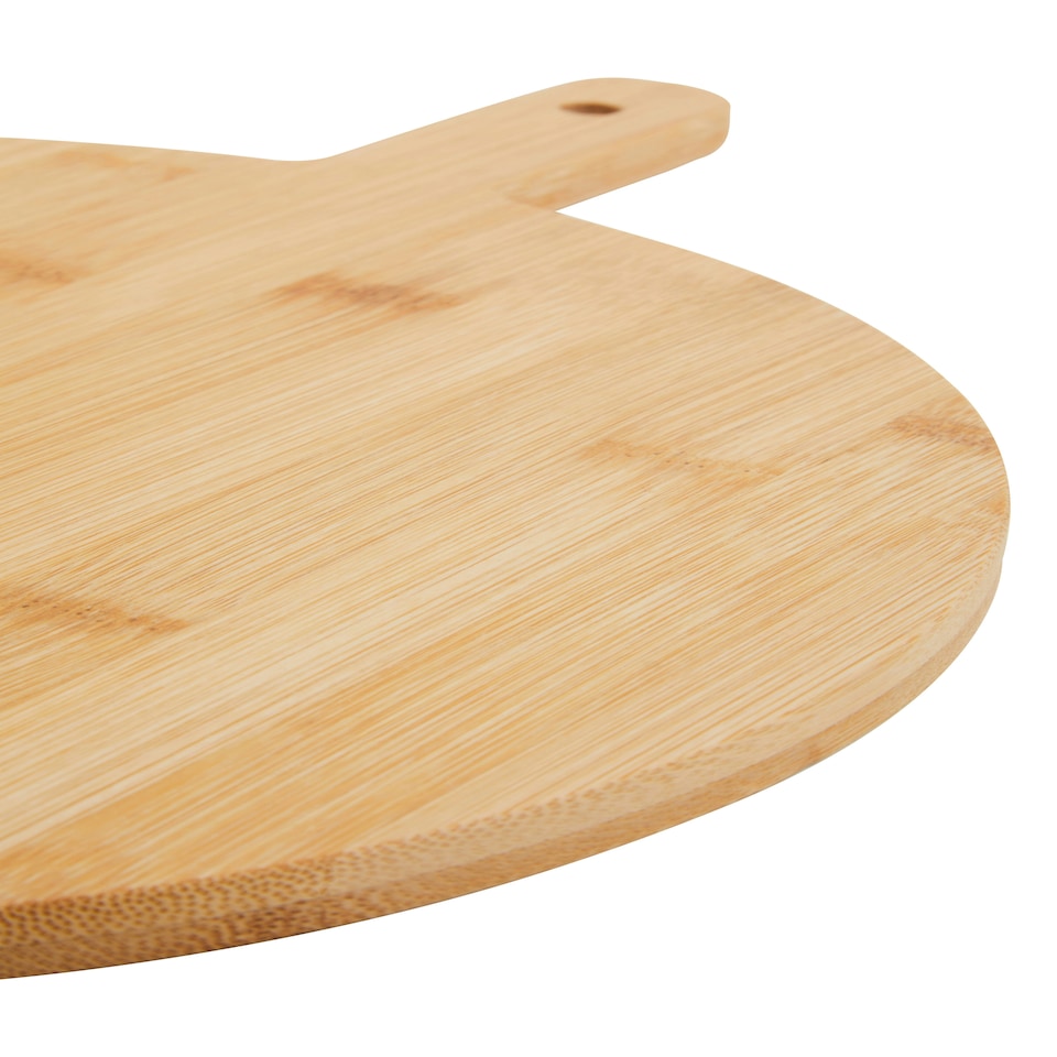 image 1 of Interiors by Premier Bamboo Wood Chopping Board, Natural Wood Round Chopping Board For Kitchen Counter Top, Wood Chopping Board