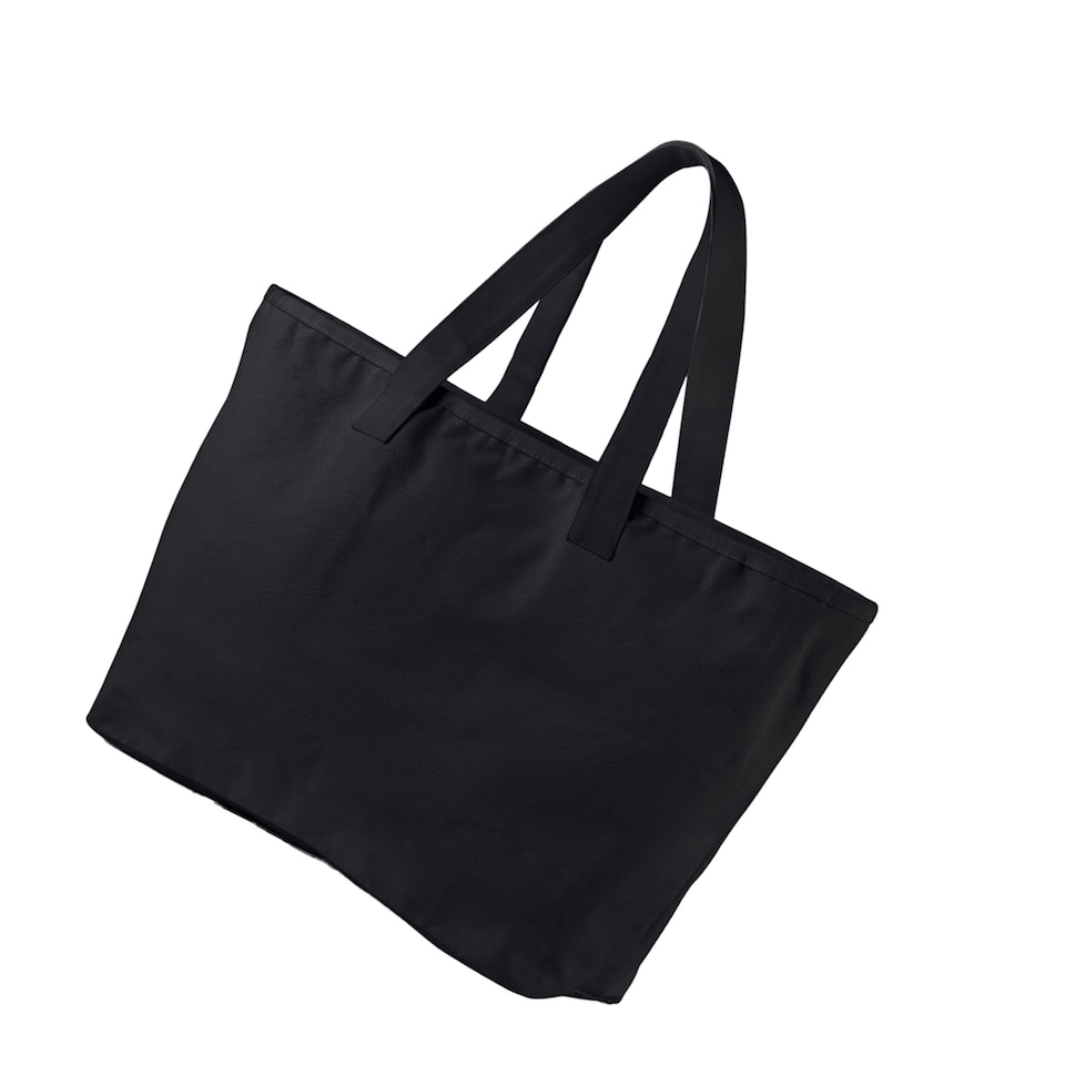 image 1 of Westford Mill Canvas Heavy Duty Tote Bag | Black | Black | 1
