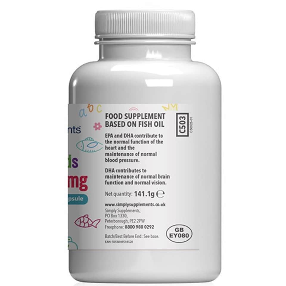 image 1 of Omega 3 for Kids 500mg - 180 Capsules