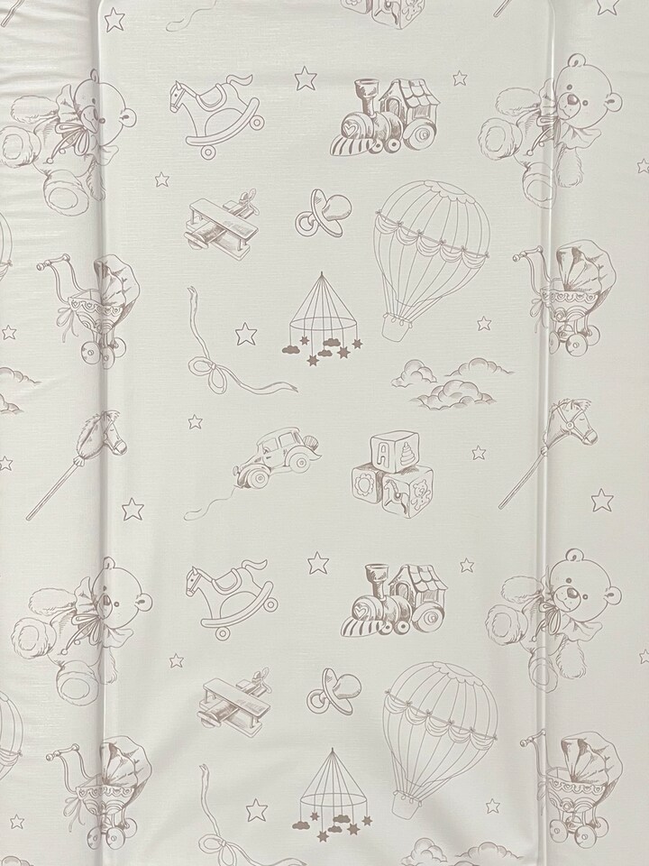 image 1 of Babybase Padded Changing Mat 46 x 74cm Vintage Playtime
