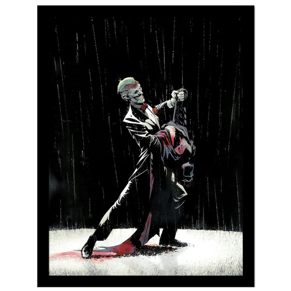 Batman Comic Covers (Joker Dance) Collector Print (Framed) - BATMAN - FP14355P