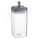 image 4 of Argon Tableware 3x Food Storage Containers - 1.2 Litre - Grey Airtight Plastic Storage Pantry Food Organiser with Flip Lock Lid