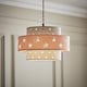 image 2 of ValueLights Weaver Pink Ceiling Pendant Shade | Pink