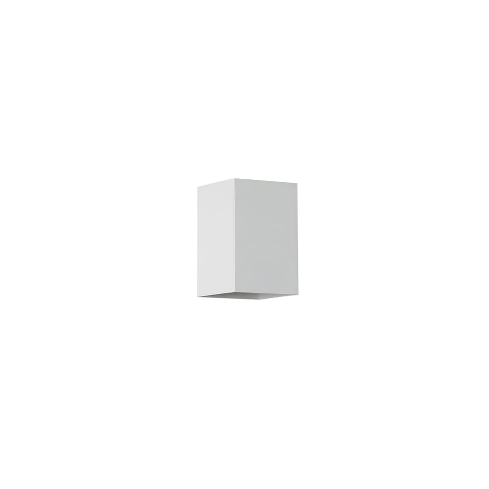 image 1 of London Square Up and Down Wall Light White