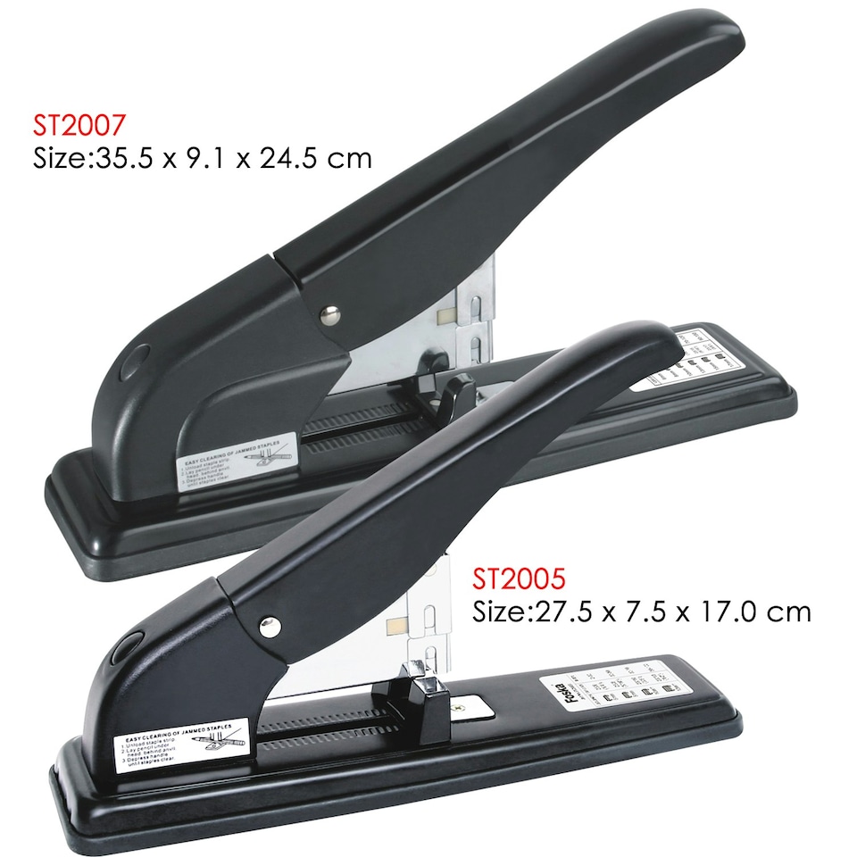 image 1 of Metal Heavy Duty Desk Stapler - 200 Sheet Capacity ST2007
