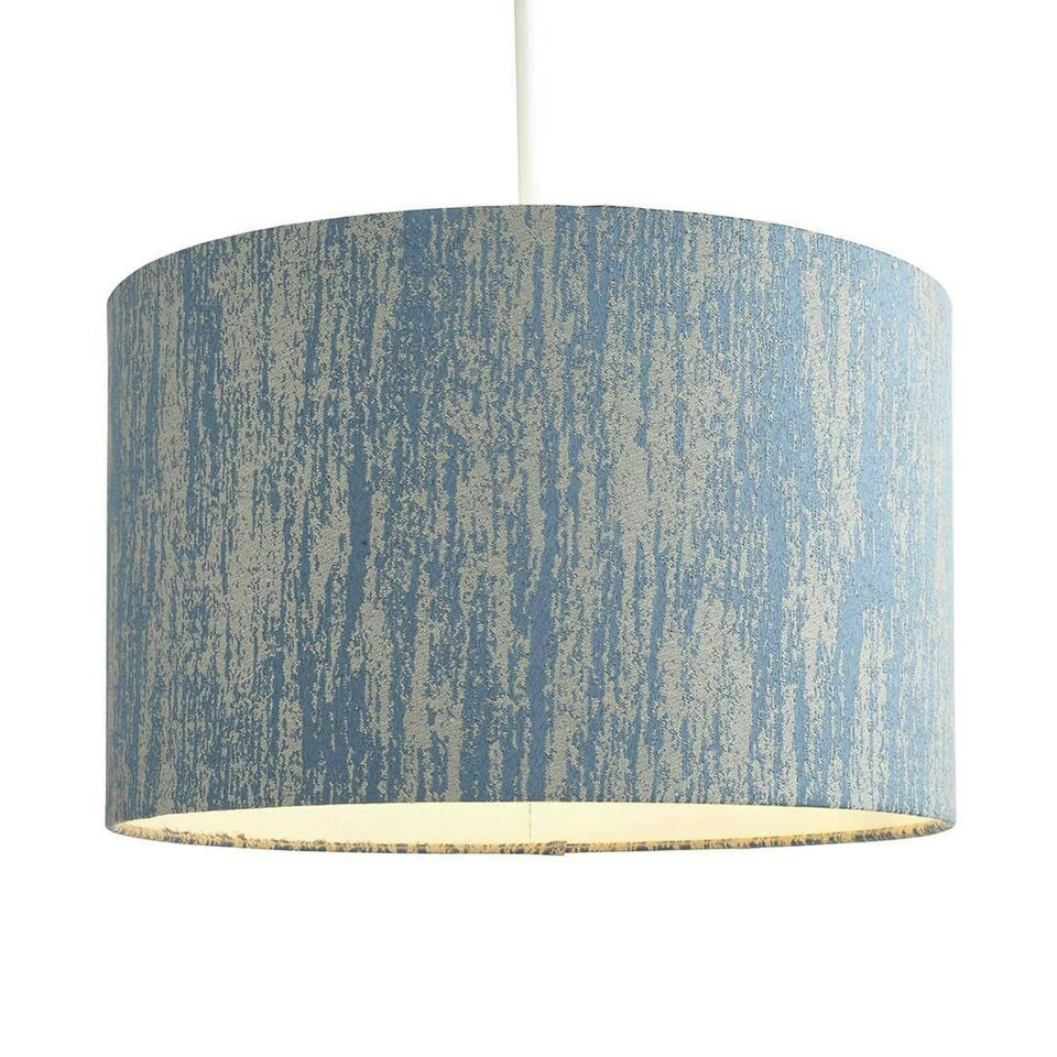 image 1 of Canterbury 35cm Blue Jacquard shade
