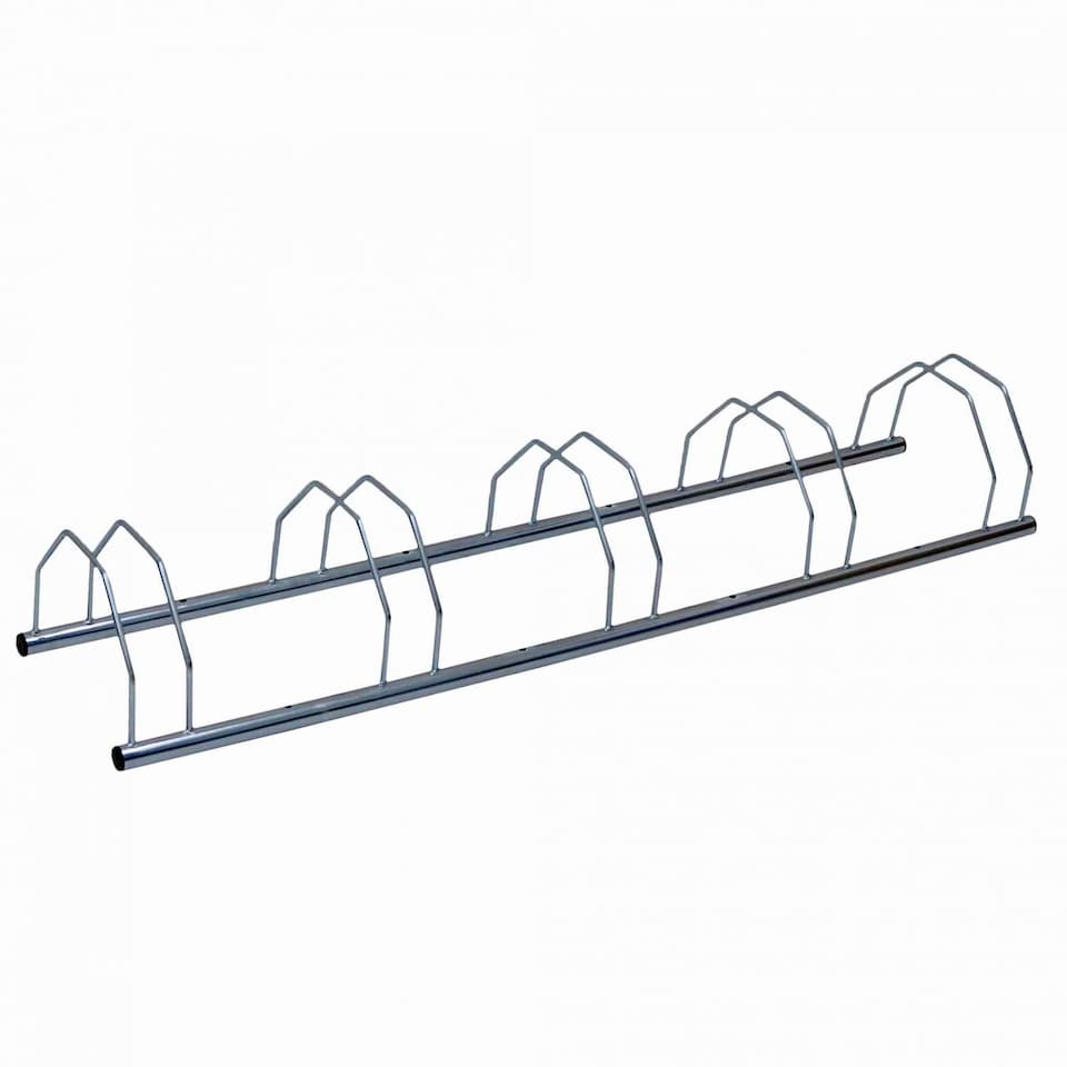 image 1 of 5 Five Slot Metal Heavy Duty Bike Stand Bicycle Storage Rack