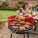 image 2 of Round Charcoal Barbecue Grill Compact Outdoor BBQ