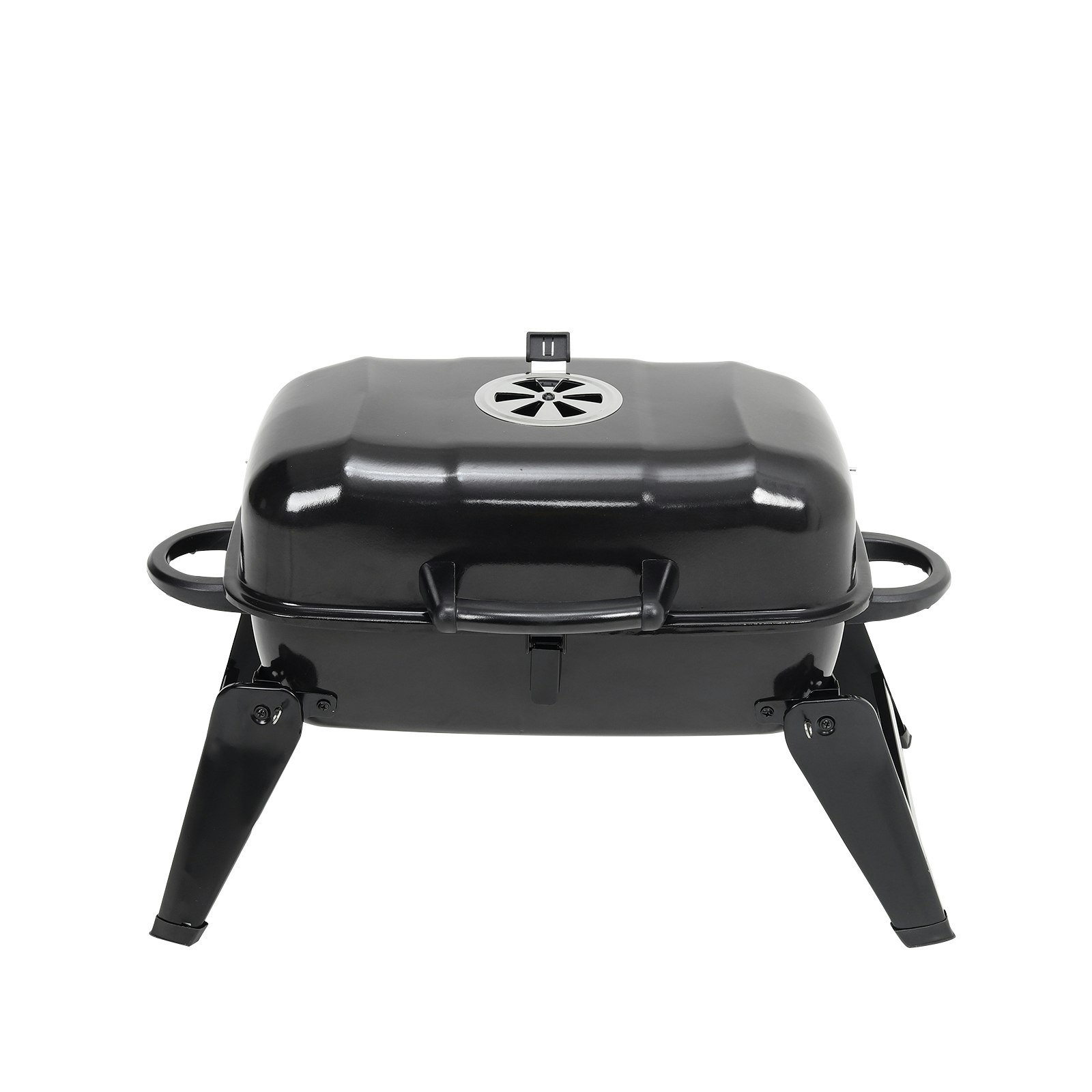 Living and Home Portable Charcoal Grill BBQ for Outdoor Patio - Black