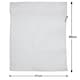 image 7 of 3 x Large Size Net Washing Bags for Laundry with Strong Zip – 41cms x 49cms (16" x 19") | White