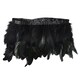 image 1 of Trimming Shop 2M Rooster Hackle Feather Fringe Trim for Creative Projects